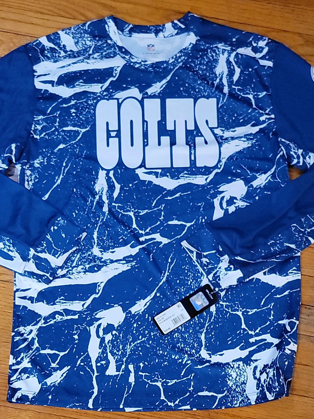 NFL Kids Indianapolis Colts Royal Blue Long Sleeve Tee
